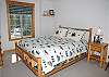 Upstairs Queen Master Bedroom with bathroom.