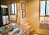 Upstairs King Master Bathroom.