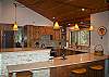 Time for a quick snack or sit and visit while cooking a meal...extra seating at the bar!