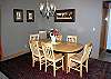Enjoy your meals from this dining area.