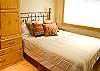 Upstairs guest bedroom with a queen located off the Great Room
