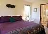 Spacious upstairs Master King Bedroom and bathroom.