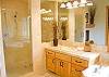 Walk in shower in upstairs master bath