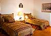 Upstairs Right Wing Twin Room shares Hall Bath