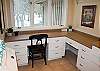 Laundry/Office Space. Full size washer and dryer with an additional private office space.