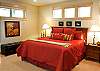 Beautiful downstairs Master King Bedroom.