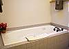 Master Bath Jetted Tub.