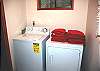 This home includes a full size washer and dryer.