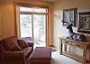 Sitting area in king master bedroom upstairs.