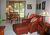 Other end of the living room has a great place for those card games or just a quiet place to sit back, put your feet up and read a good book!