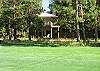 The view of the home from the golf course.