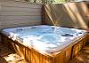 Enjoy your private hot tub.