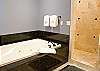 Downstairs Master Jacuzzi Tub.