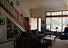 Stairs lead to cozy loft and 3 upstairs bedrooms.