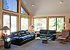 Large windows offers awesome views.