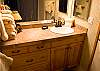 A full bath downstairs, newly remodeled.