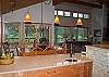The remodeled kitchen now opens up to the rest of the living area.