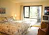 King bedroom has TV, VCR and DVD for your entertainment.