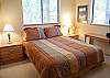 2nd Upstairs Queen Bedroom that shares hall bath.