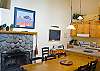 Large dining table gives everyone plenty of elbow room