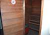 The sauna is a great way to unwind after a long day of fun.