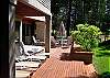 The yard and deck are so great you could spend your entire vacation outside.