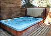 Everyone can soak in this huge hot tub!