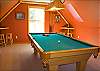Separate pool room offers a recreation activity option!