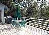 Large upper deck  offers nice views plenty of room for all to enjoy.