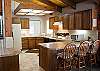 Fully furnished kitchen.