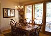 Seats 6 comfortably and is open to the living area.