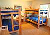 Great kids room. Has Two Sets of Bunk Beds, a TV, DVD, and a Sega video game system.