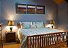 Beautifully decorated Master King Bedroom downstairs. This has access to the outdoor deck.