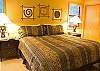 Master Bedroom with King size bed.