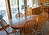 Dining table with seating for 6.