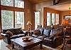 Lots of windows make this living room light and bright!