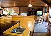 Spacious kitchen that opens up to the family room.