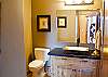 Upstairs half bath