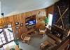 View from loft bedroom.