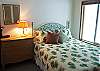 Comfortably decorated downstairs Queen Bedroom