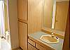 Nice and clean bathroom. Light and bright