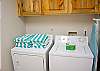 This home includes a full size washer and dryer.