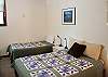 The loft area has a Full and Twin Bed.