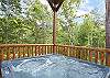 4 Bedroom Cabin with Screened in Porch and Outdoor Fireplace!