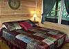 Queen size bedroom with private bath