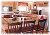The eat-in kitchen! Perfect for conversations and sharing memories!