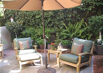 Garden patio
