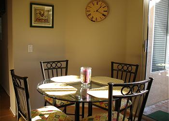 dining area off kitchen