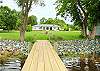 Easton bungalow with pool, dock, convenient to attractions.