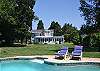 Single family vacation cottage with pool, kayaks, play gym and dock